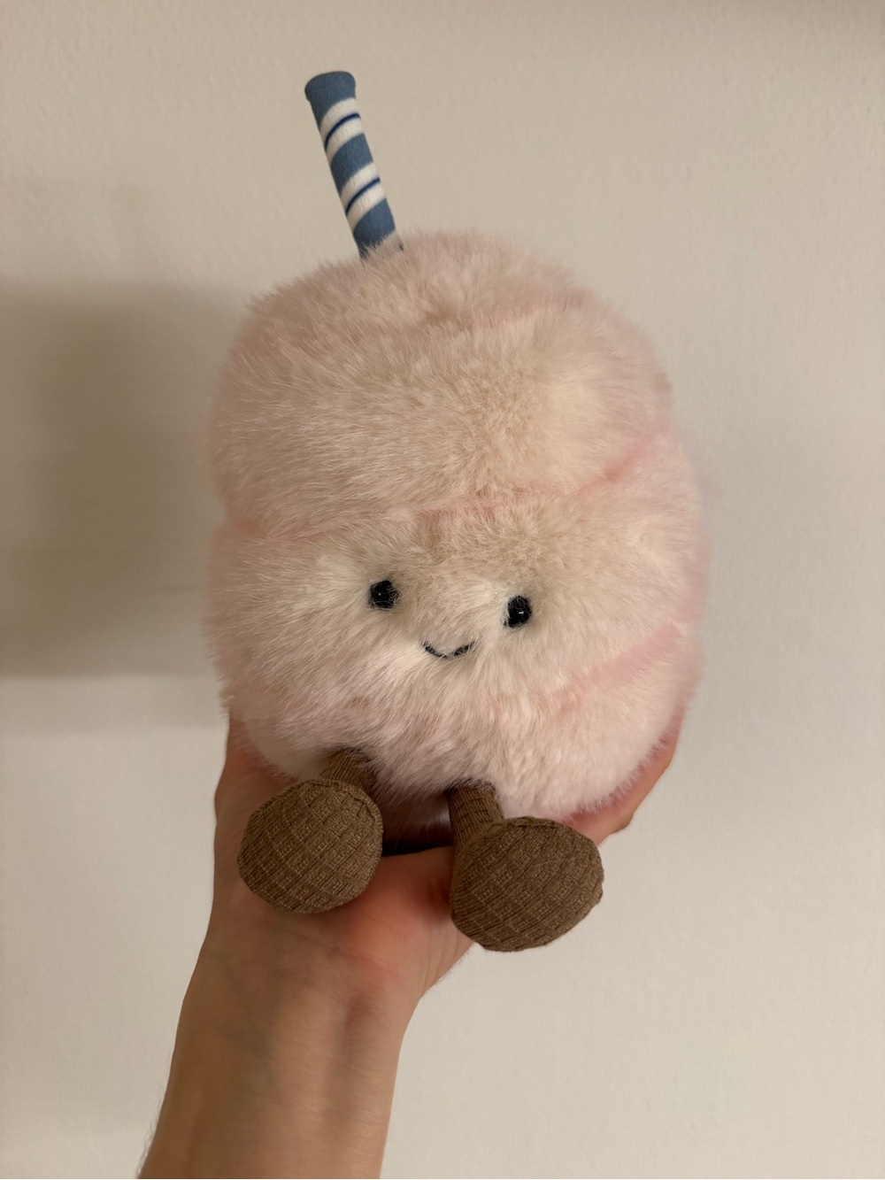 Jellycat Amuseables Kathrin Candy Floss with pin and stic
